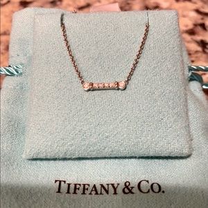 Tiffany & Co. Fleur de Lis Key Bar Pendant
